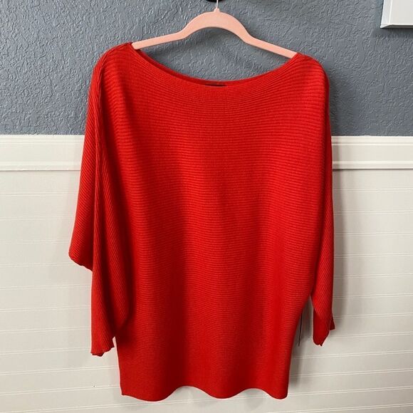 Vince Camuto Jetsetter Orange Sweater - Picture 2 of 7